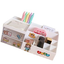 Desktop Storage Box Multi Grid Design Cute Beautiful Desktop Organizer Storage-