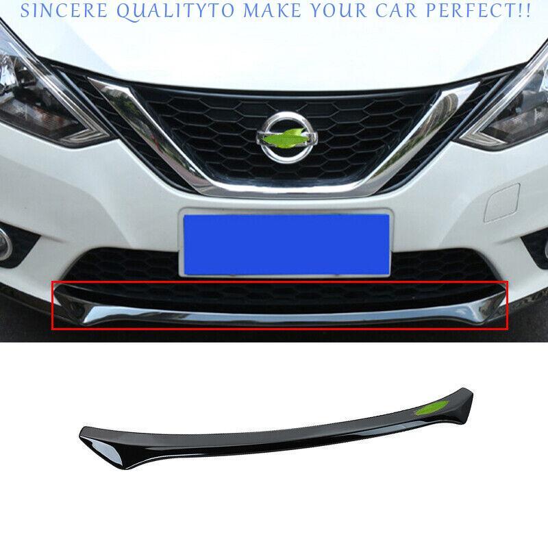 Nissan Sentra Sylphy 2016-2019 Black Steel Front Bumper Guard Protector Strip
