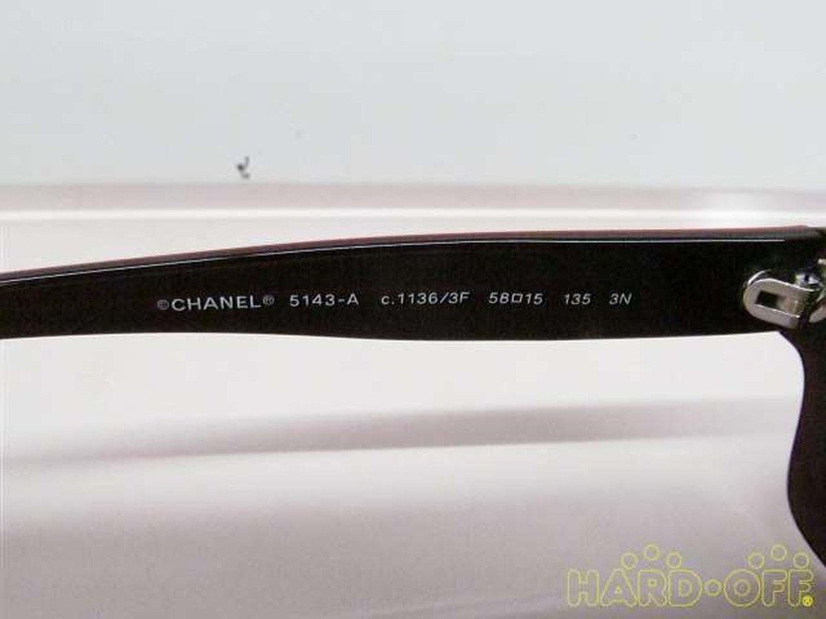 14800円→12800円　CHANEL 5143-A サングラス　シャネル CHANEL(シャネル) サングラス5143-A 5143-A ブラック サイズ 58
