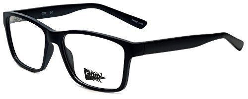 2000 and Beyond Designer Eyeglasses Frame 55 mm 3059-MBLK in Matte Black 55mm - Afbeelding 1 van 1