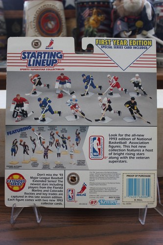 1993 BRETT HULL Starting Lineup Sports Figure - St. Louis Blues - Picture 2 of 2