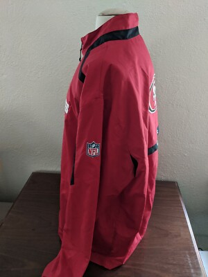 San Francisco 49ers on-Field 1/4 Zip Pullover Jacket Reebok
