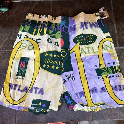 College Concepts Olympic Collection 1996 Atlanta Boxer Shorts Vintage Medium 