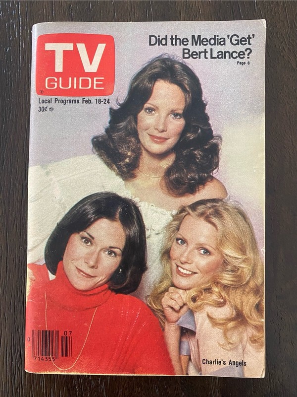 Vintage TV Guide Feb 18-24 1978 Charlie's Angels