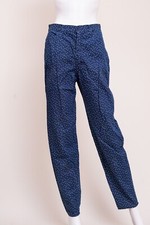 RARE Vintage Polka Dot Denim High Waisted Pants 80 s European