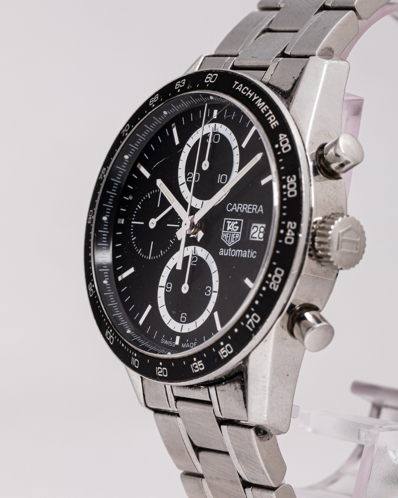 Pre-Owned TAG Heuer Carrera Juan Manuel Fangio CV2010-4!