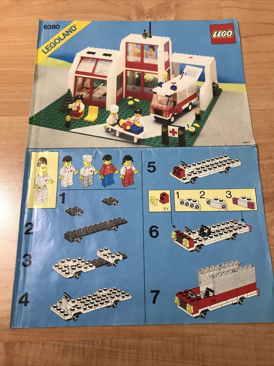 LEGO vintage 6380 Emergency Treatment Center St. Mary s Hospital