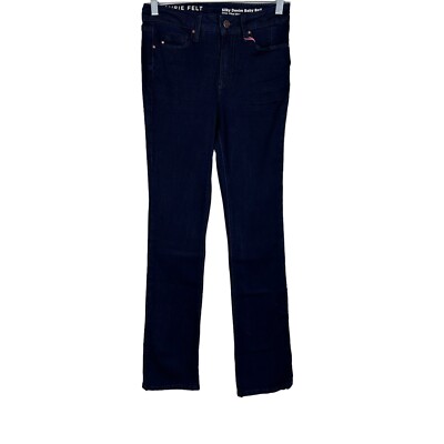 Laurie Felt Women's Regular Silky Denim Baby Bell Jeans Indigo XX-Small  Size