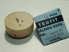 6 NOS Peseux 5L 140-142 Collet .45 Balance Staffs