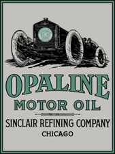 Sinclair Opaline Motor Oil of Chicago NEW Sign 24"x30" USA STEEL XL Size