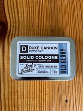 NEW Duke Cannon OLD GLORY Leaf & Leather Cologne Special Issue 1.5 Oz Travel