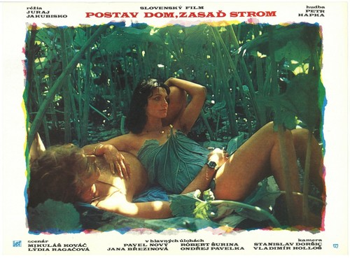 POSTAV DOM, ZASAĎ STROM BUILD A HOUSE, PLANT A TREE Orig Czech movie poster 1979