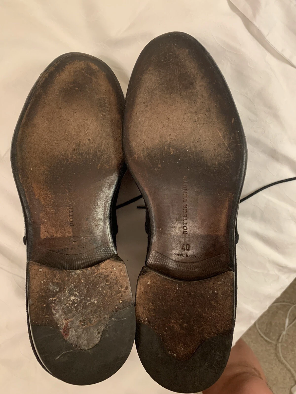 Scarpe Bottega Veneta nere scamosciate taglia 40 italiane