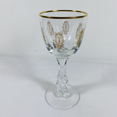 Single Tiffin-Franciscan Palais Versailles Claret Wine Glasses- 6-3/8'' Tall