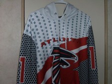 NFL Atlanta Falcons Womens Neat Hoodie Hand Warmer Pouch, Poly Cool  New  New.