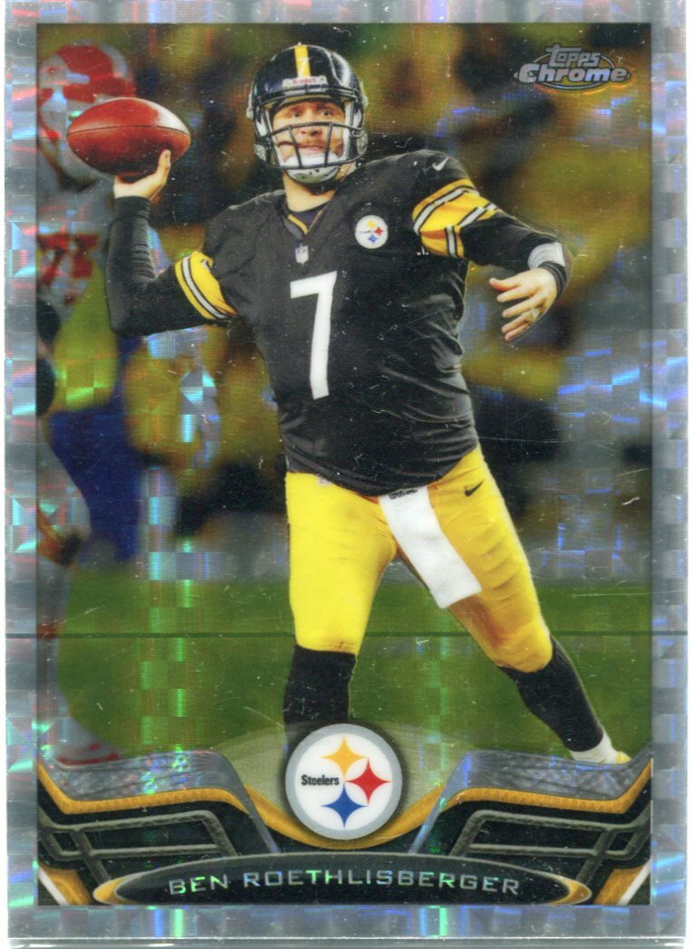 2013 Topps Chrome - BEN ROETHLISBERGER - Refractor #52 - STEELERS