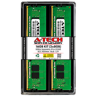 16GB 2x 8GB PC4-2666 RDIMM GIGABYTE R18N-F2A MD90-FS0 R270-T65 Memory RAM
