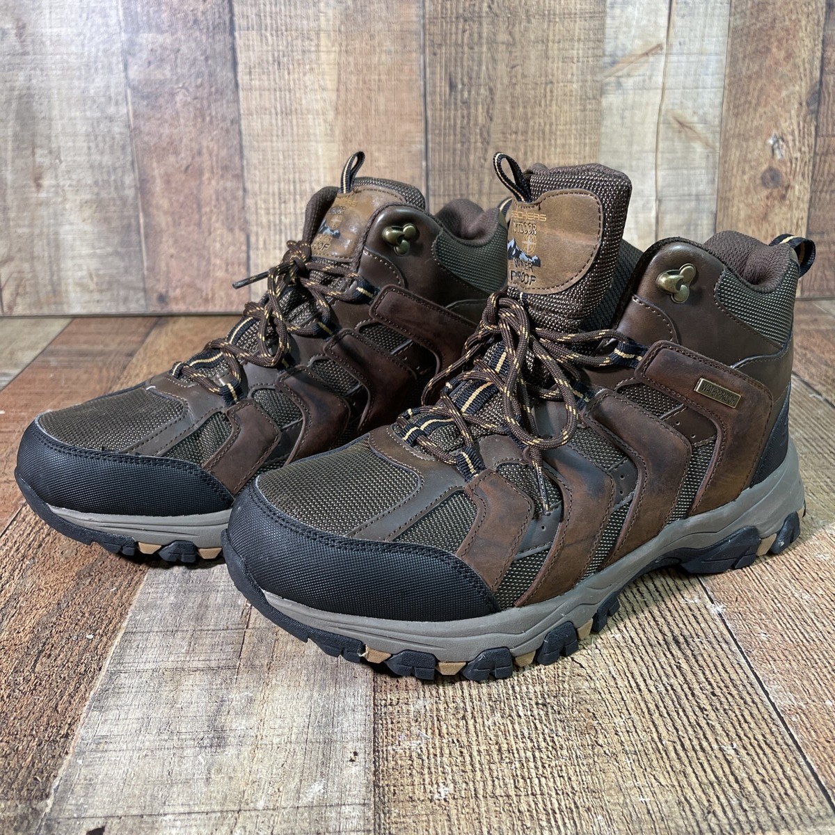 Skechers Selmen Relodge Waterproof Outdoor Boots Size 11 Skechers Selmen Relodge Mens 10 Waterproof Relaxed Fit Black  main image 4