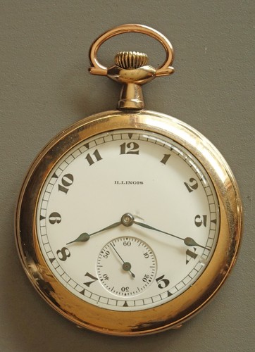 Illinois 12 Size Grade 401 Pocket Watch 2657703