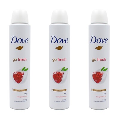 Dove go fresh Granatapfel & Zitronenverbene Deo Spray XXL , 3x200ml EAN347214