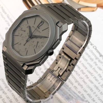 Bvlgari Octo Finissimo GMT Chronograph Titanium Men's Watch 103068