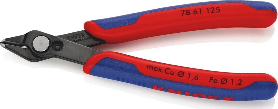 5-дюймовые электронные плоскогубцы Knipex для боковых резаков суперножи удобные ручки 7861125 НОВЫЕ - Изображение 2 из 4