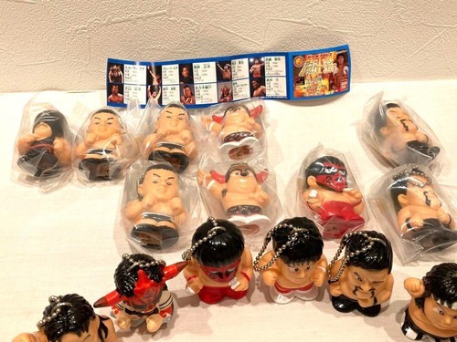 New Japan Pro Wrestling figure Key chain Lot 19 set retro rare Japan m599 - Picture 12 of 12