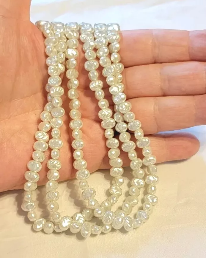 Sugar fix multi strand faux pearl necklace | Faux pearl necklace, Pearl  necklace, Faux pearl