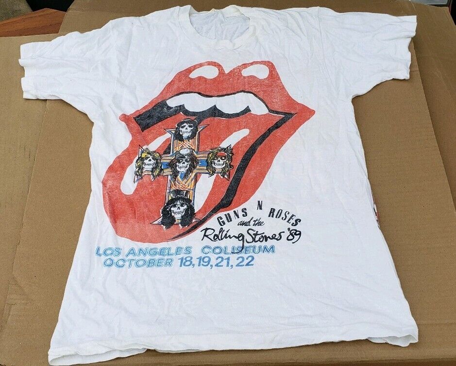 Original Vintage GUNS N ROSES & Rolling Stones LA Con… - Gem