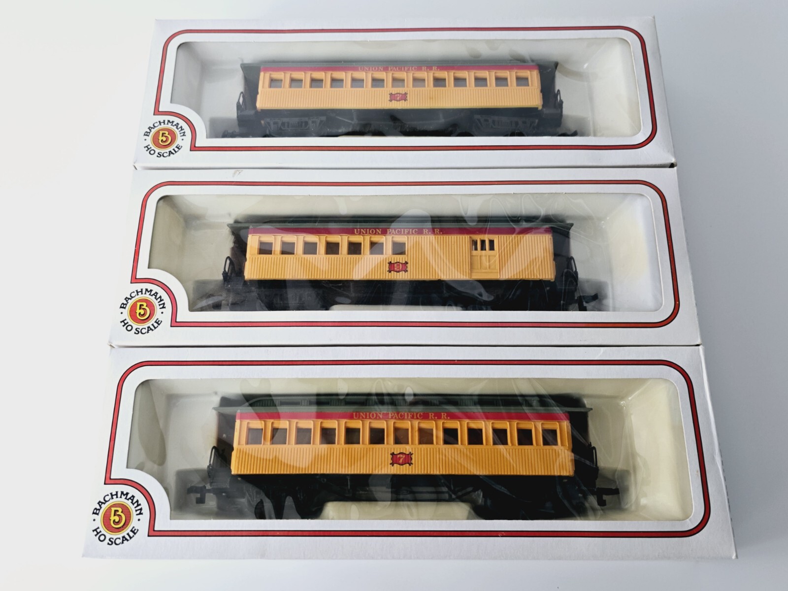 Lot Of 3 Bachmann Ho Old Time Passenger Car 7 & 9 eBay