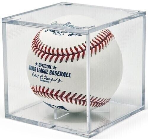 Ballqube GRANDSTAND Baseball Holder Display MLB Autograph UV Protection Box Case - Zdjęcie 1 z 10