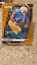 2024 Panini Prizm Gus Edwards Orange Disco #158
