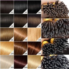 Nano Ring Remy Human Hair Extensions Nano rings I Tip Beads Included Many Colors