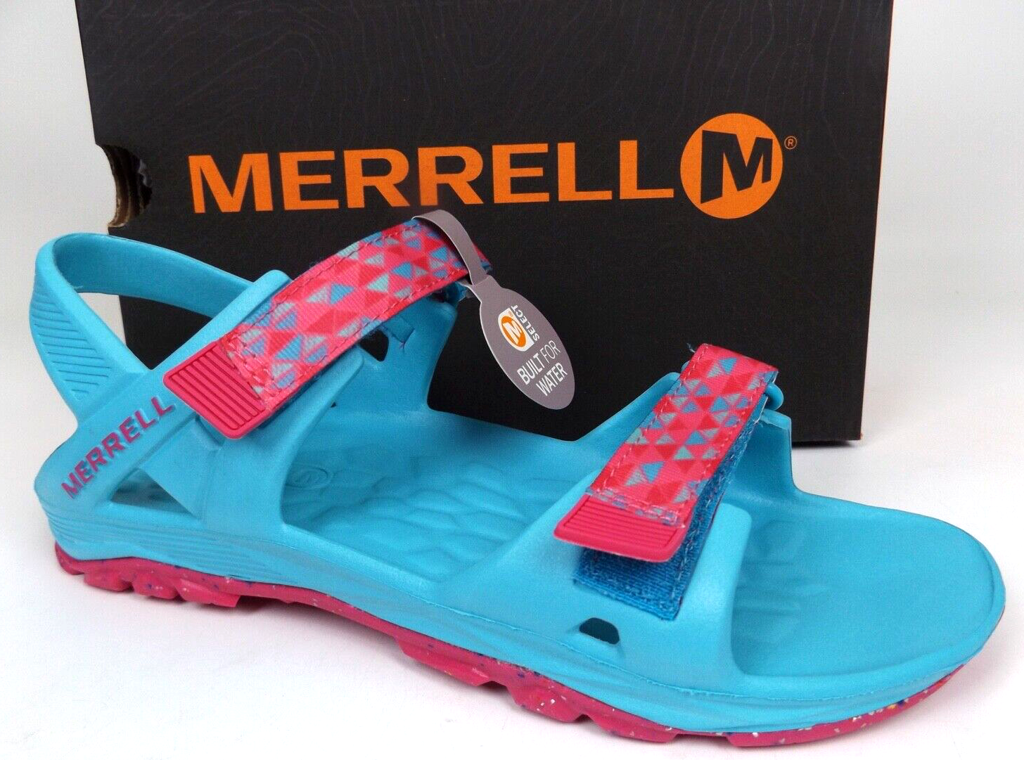 Merrell ML B Hydro Drift Sandali sportivi giovanili RAGAZZE taglia 7 0 M NUOVI blu 1836
