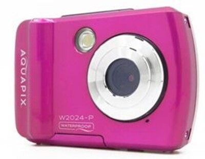 Aquapix W2024 Splash 3M wasserdichte Digitalkamera HD720P 5 MP in Pink (UK) Neu in OVP