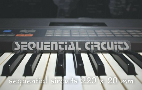 Sequential Circuits Prophet 5 Prophet 10 logo emblem 3D badge extruded sticker - Picture 34 of 37