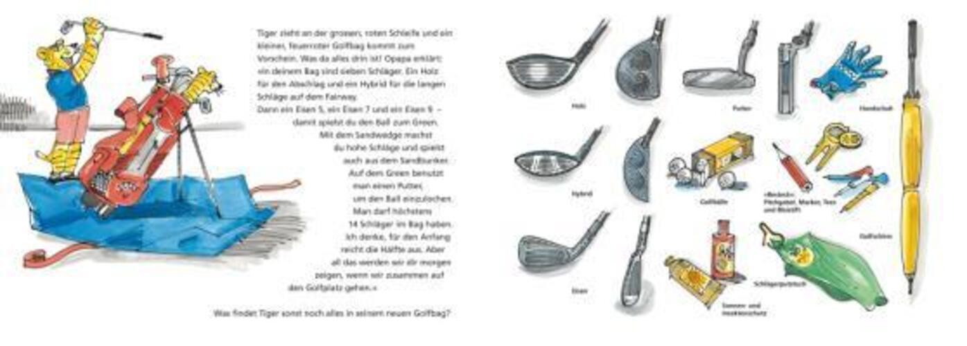 Thumbnail - Tiger Lernt Golf Spielen | Anna Steyer | Buch | Deutsch | 2009 |
