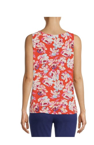 The Pioneer Woman Scoop Neck Tank Top, Womens Size XXL Reddish Orange - Picture 3 of 3