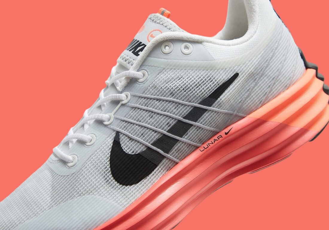 Nike Lunar Roam White Bright Crimson Hot Lava HF4901-100 sz  display picture 2