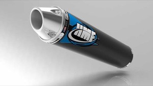 Hmf-Competition-Slip-On-Exhaust-Black-Yamaha-Raptor-350-141343606186