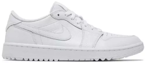 Jordan 1 Low Golf Triple White 2022