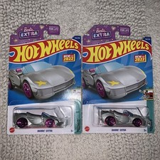 2022 Hot Wheels Barbie Extra Lot of 2 W/ Protectors New