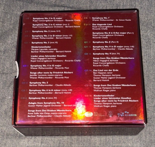 Mahler Feest 1995 PRIVATE 16CD LTD. Concertgebouw Haitink Chailly Abbado Rattle - Bild 14 von 24