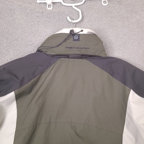 Free Country FCXtreme Jacket Mens XL Green Black Full Zip Lined Outdoors Hooded - Picture 20 of 22