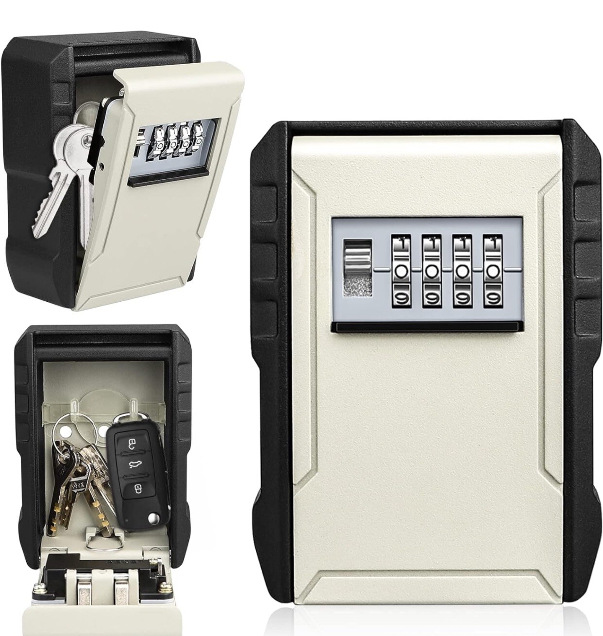 Cassaforte Chiavi Airbnb Impermeabile - Key Box Grande con Codice