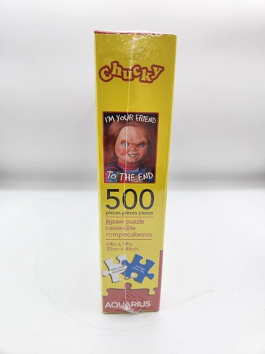 CHILD'S PLAY CHUCKY 500 Piece Horror JigsawPuzzle New 14" x 19" Aquarius - Picture 9 of 9
