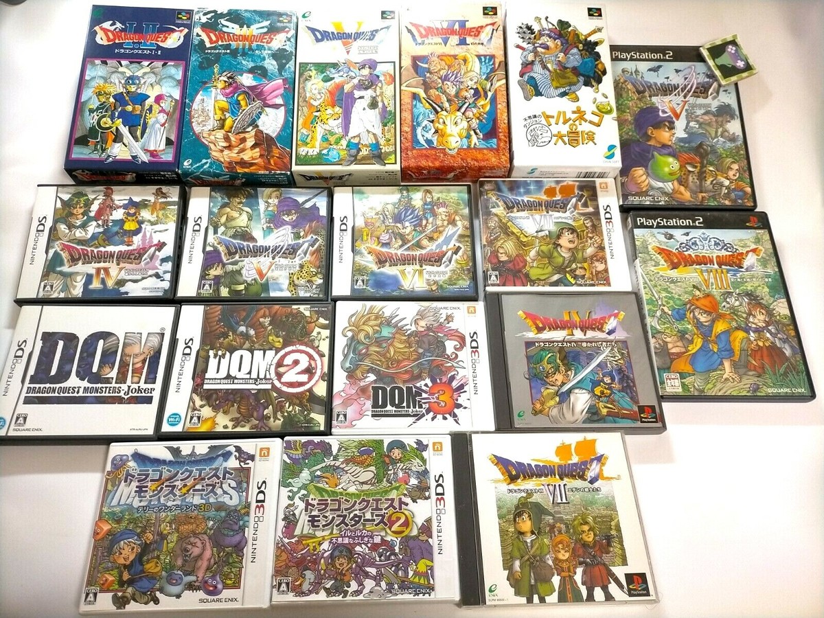 Dragon Quest SFC FC GBC PS1 DS 1 2 3 4 5 6 7 8 9 11 Torneko