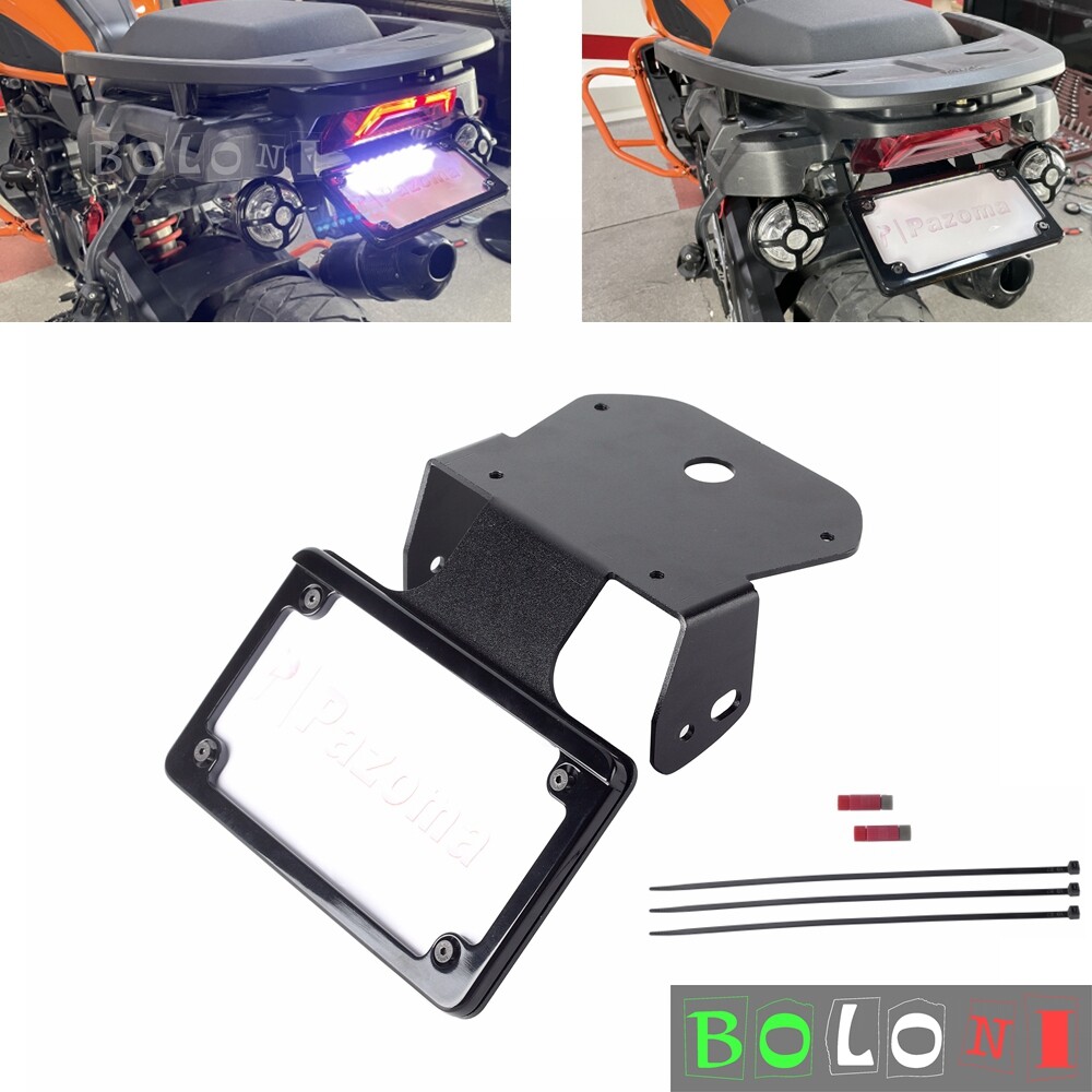 License Plate Holder w/ LED Light For Harley Pan America RA1250S