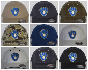 brewers flex fit hat