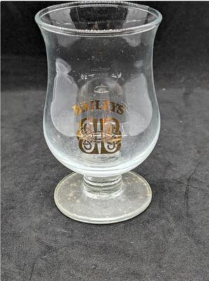 Baileys Shot Glasses Footed Gold Logo Tulip Goblet Irish Cream Cordial
